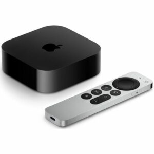 Apple TV Box TV 4K UHD με WiFi και 128GB Αποθηκευτικό Χώρο με Λειτουργικό tvOS και Siri