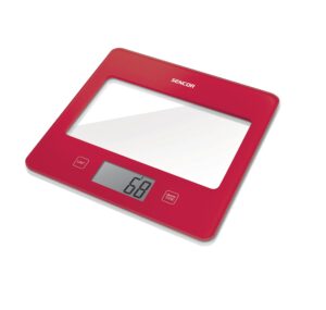 Sencor SKS 502 Ψηφιακή Ζυγαριά Κουζίνας 5kg Red